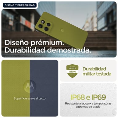 Motorola moto g86 5G 16,9 cm (6.67'') SIM doble Android 15 USB Tipo C 8 GB 256 GB 5200 mAh Verde