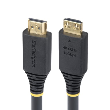 StarTech.com Cable HDMI de Alta Velocidad de 6,1m con Conectores con Agarre - 4K 60Hz/1440p 144Hz - HDR10/HDCP 2.2/ARC - 18Gbps - Cable HDMI - Recubri