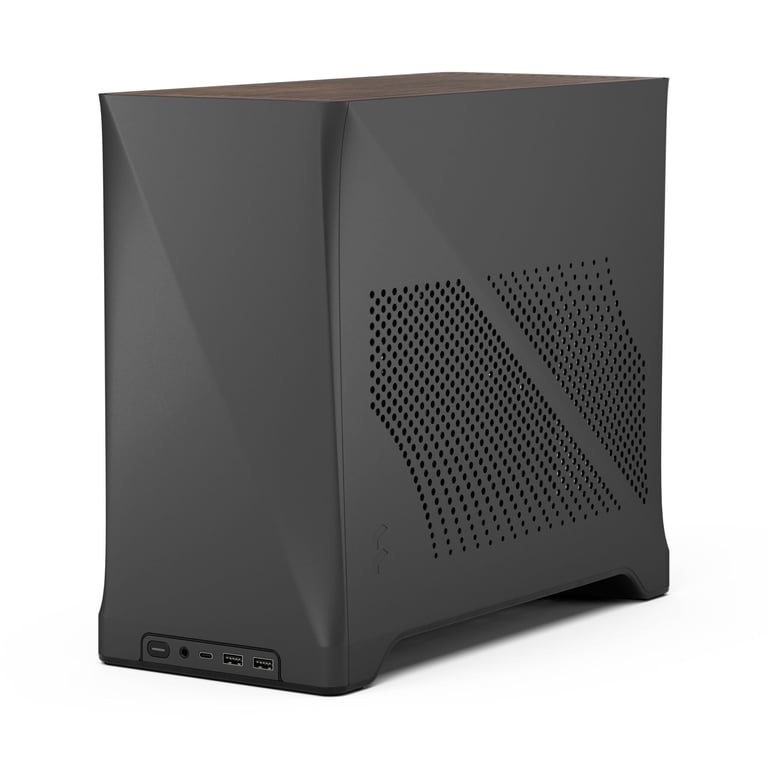 Boîtier PC FRACTAL DESIGN Era 2 Charcoal ITX 2 ventilateurs 120mm USB3.1 Type C Carte riser PCIe 4.0 - vue 3