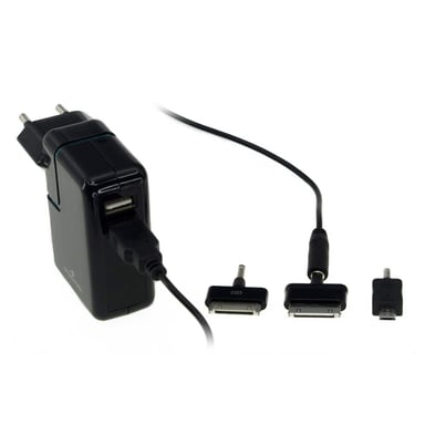 Bluestork BS-PW-2TAB chargeur d'appareils mobiles Tablette Noir Secteur Intérieure