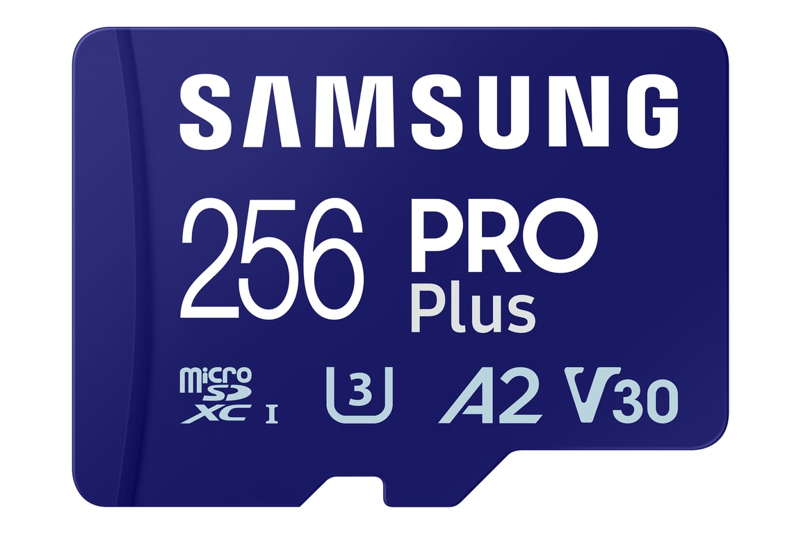 CARTE MEMOIRE SAMSUNG MICRO SD PRO PLUS 2023 avec adaptateur SD 4K classe 10 Lecture 180 Mo/ Ecriture 130 Mo/ MB MD512SAEU Neuf