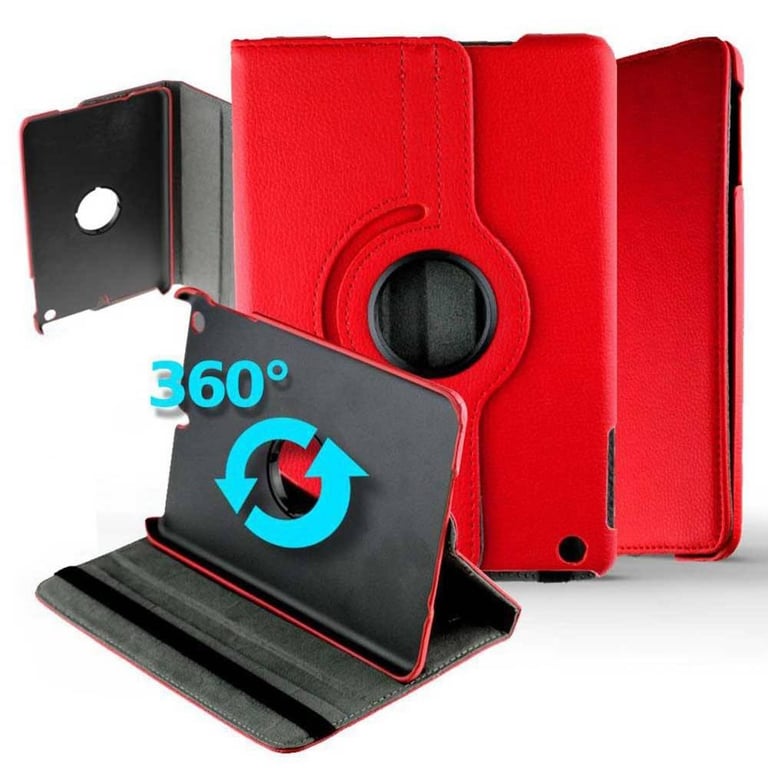 Housse Tablette rotative 360 compatible Rouge Samsung Galaxy Tab
