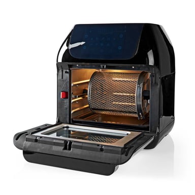 Friteuse à Air Chaud avec Minuteur 90min Air Fryer 12L Noir