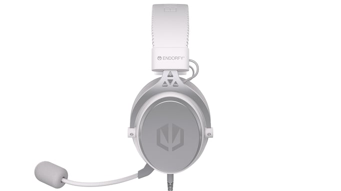 ENDORFY VIRO Plus USB Onyx White Cuffie cablate ad archetto Musica/Giornale Bianco