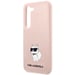 Custodia in silicone Karl Lagerfeld Choupette per Samsung Galaxy S23, rosa
