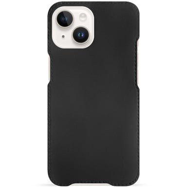 Coque cuir Apple iPhone 15 Plus -  - Vert - Cuir saffiano