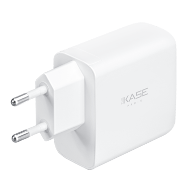 Chargeur secteur mural UE double USB universel PowerPort Speed+ Charge Rapide 45W (QC 4+/Power Delivery), Blanc