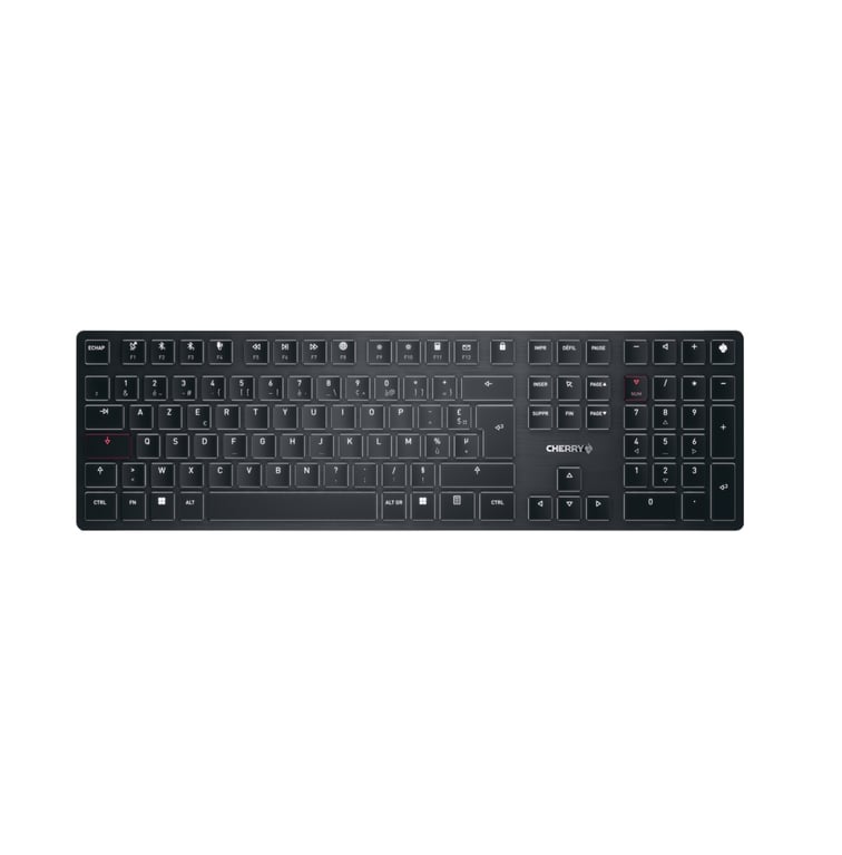 CHERRY KW X ULP clavier Universel USB + RF Wireless + Bluetooth AZERTY Français Neuf - vue 1