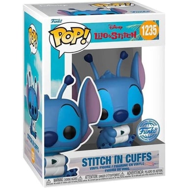 Figurine POP - Lilo & Stitch - Stitch avec menottes - 9 cm - Pour enfants a partir de 3 ans
