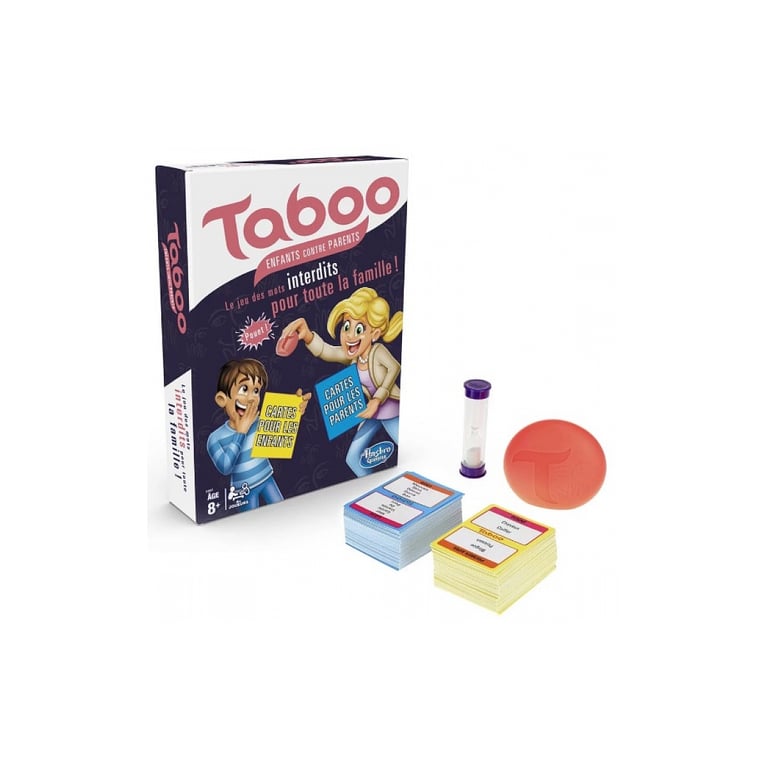Jeu de Société Taboo pour Enfants et Parents - Amusement en Famille - Neuf