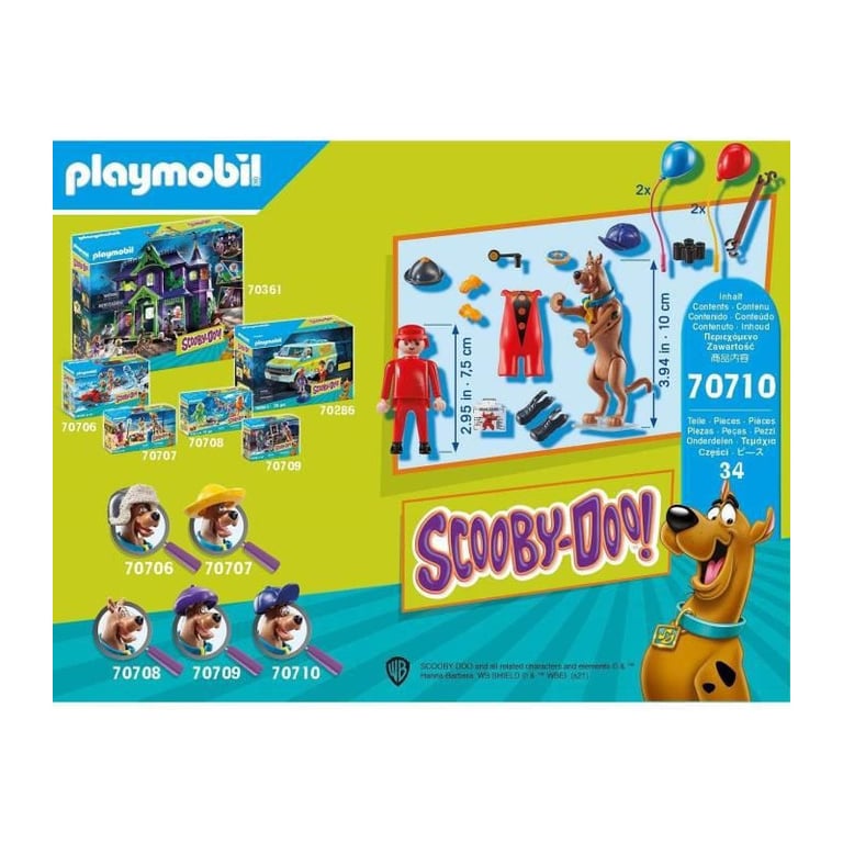 Scooby doo Avec Fantôme Du Clown 70710 Playmobil La Boite - vue 3