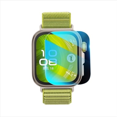 Paquete de 2 protectores de pantalla de vidrio templado compatibles con Huawei Watch Fit 3