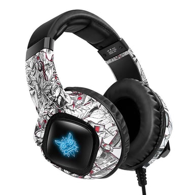 ONIKUMA - K19 Camo - Casque Gaming Multiplateforme LED RGB