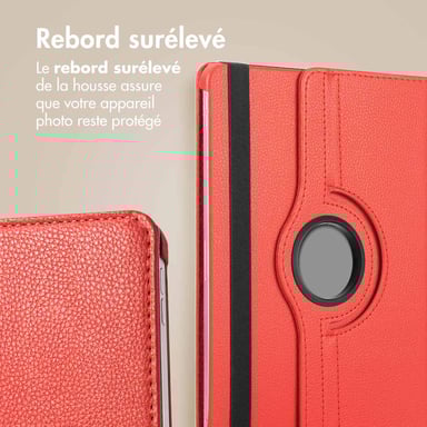 imoshion Coque tablette rotatif à 360° pour Lenovo Tab P12 - Rouge