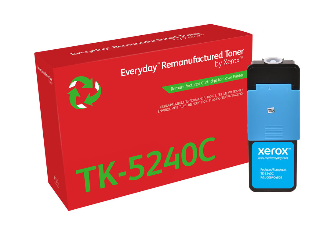 Everyday Rigenerato Toner rigenerato Everyday? di Xerox Ciano compatibile con Kyocera TK Capacità standard