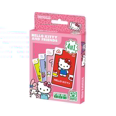 Jeu de cartes 7 familles CARTAMUNDI Hello Kitty 4-en-1 Rose