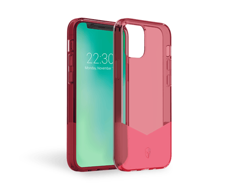 Coque Renforcée iPhone 12 mini PURE Garantie à vie Rouge Force Case