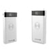 Evelatus EPB05 10000mAh Power Bank X2 USB / Micro USB-C Lightning + 10W Cargador Inalámbrico Blanco