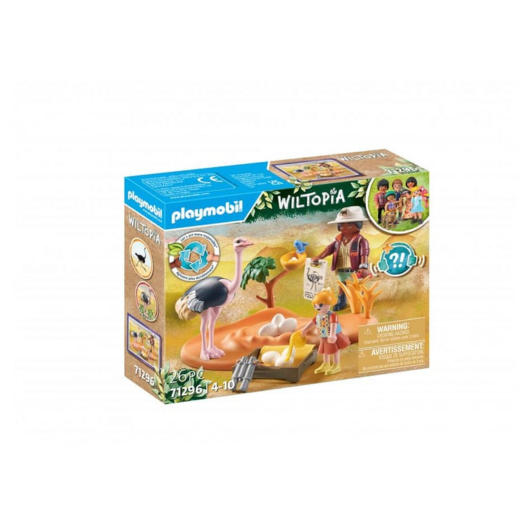 Explorateurs Et Nid D'autruche Playmobil La Boîte - vue 10