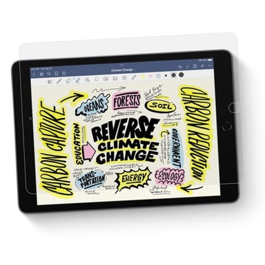 Accezz Protecteur d'écran Paper Feel pour Apple iPad 9 (2021) 10.2 pouces / iPad 8 (2020) 10.2 pouces / iPad 7 (2019) 10.2 pouces