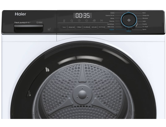 HAIER Sèche linge 60 cm 8 kg condenseur et pompe à chaleur HD80 A2939E FR - vue 7