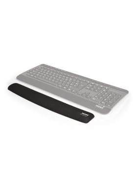Port Connect Reposamuñecas ergonómico para teclado de PC negro