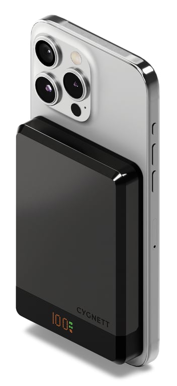 Batterie Externe sans fil magnetique Cygnett MagSlim 10.000 mAh PD - vue 2