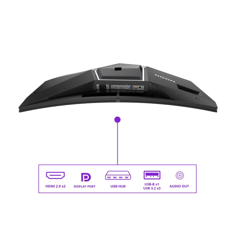AOC 34 LED AGON PRO AG346UCD - vue 3