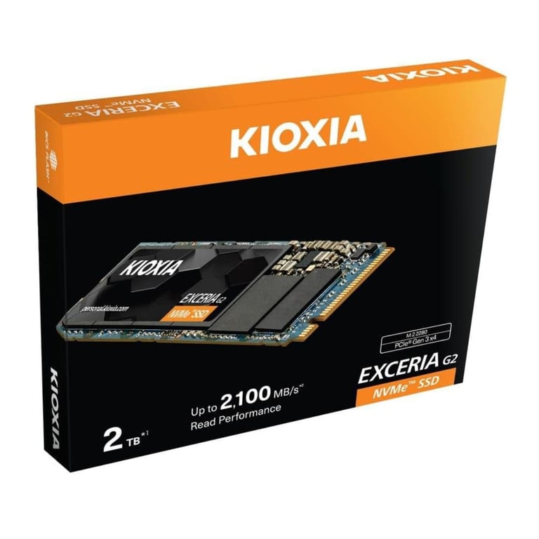 Kioxia Exceria G2 .2 PCI Express 3. NVMe BiCS FLASH TLC Neuf - vue 4