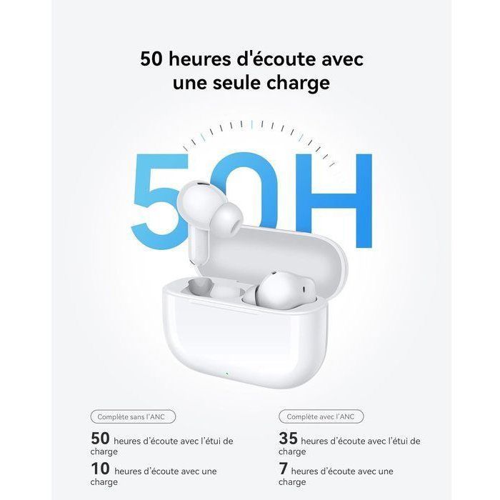 Écouteurs Huawei FreeBuds SE 4 ANC – Bluetooth 5.4, Autonomie 50h, IP54 - vue 8