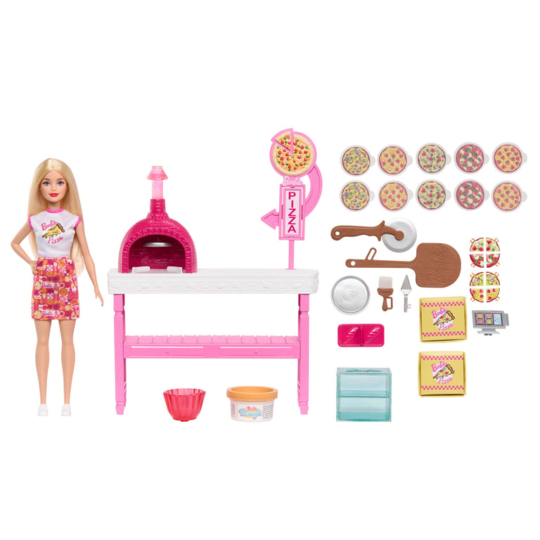 Barbie Barbie Coffret Pizzeria avec poupée pizzeria et 25 accessoires - vue 2