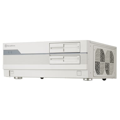 Silverstone SST-FLP01W carcasa de ordenador HTPC Blanco