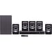 Home cinema 5.1 con subwoofer - INOVALLEY - Bluetooth - Funzione lettore DVD