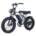 ONESPORT ONES3 bicicleta eléctrica plegable - 500W 60KM de autonomía - Negro