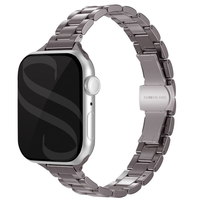 Bracelet Apple Watch 42mm Maillons fin en acier - vue 10