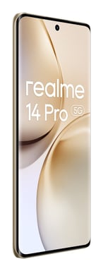 Smartphone Realme 14 Pro 5G 12Go RAM 512Go Bianco 6.77'' Doppia SIM Android 15 USB Type-C 6000mAh