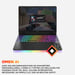 HP OMEN MAX Gaming Laptop 16-ah0018nf Intel Core Ultra 9 275HX Ordinateur portable 40,6 cm (16'') WQXGA 32 Go DDR5-SDRAM 2 To SSD NVIDIA GeForce RTX 5090 Wi-Fi 7 (802.11be) Windows 11 Home AI PC Noir