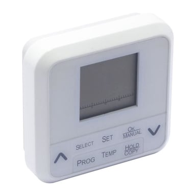 Termostato digital - CHACON - 1150 W - 7 programas - Blanco