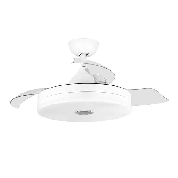 Orbegozo CPB 123105 Ventilateur de Plafond avec Haut Parleur Bluetooth Puissant et Silencieux Lu Neuf