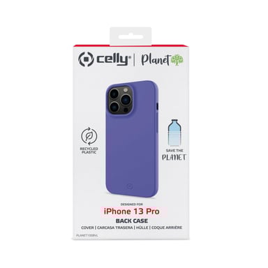 Celly PLANET coque de protection pour téléphones portables 15,5 cm (6.1'') Housse Violet Apple iPhone 13 Pro