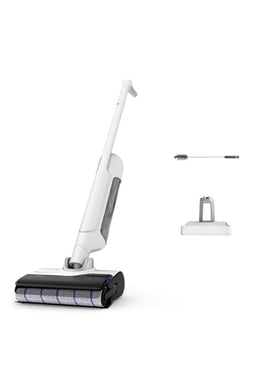 Fregona de Vapor Inalámbrica Rowenta X Clean 10 GZ7035WO - 60 Minutos de Autonomía, Doble Depósito, Pantalla LED