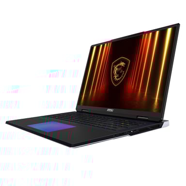 MSI Titan 18 HX AI A2XWIG-605FR Intel Core Ultra 9 285HX Ordinateur portable 45,7 cm (18'') UHD+ 64 Go DDR5-SDRAM 6 To SSD NVIDIA GeForce RTX 5080 Wi-Fi 7 (802.11be) Windows 11 Pro Noir