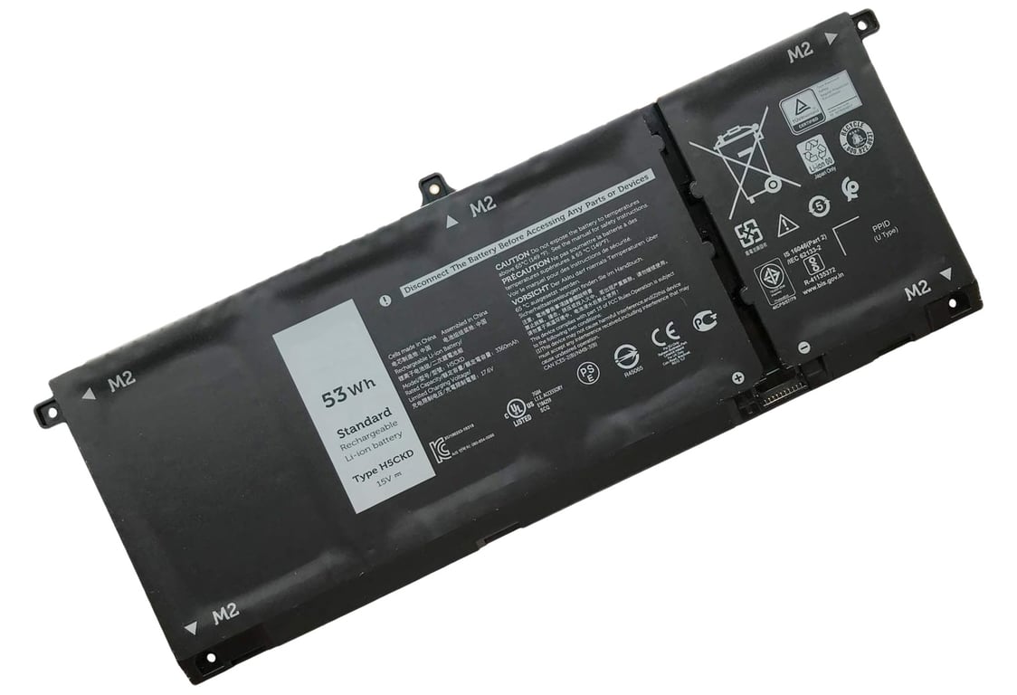 DLH Batería Li-ion 15,0V 3450mAh 52Wh - H5CKD / 0H5CKD / 9077G / TXD03 / 7T8CD - Nuevo