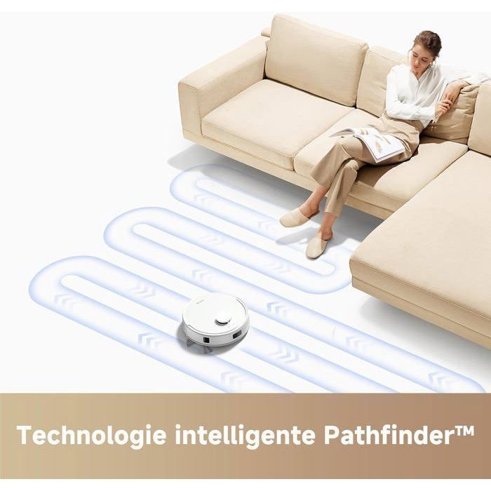 MOVA E20 Plus Robot Aspirateur Laveur avec Vidage Automatique Auto vidangeable Pendant 90 Jours 5000Pa - vue 3