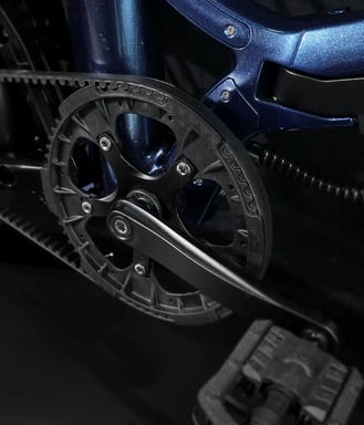 Vélo électrique pliable Onemile E1P, 250 W, 36 V 10 Ah, 25 km/h, bleu.