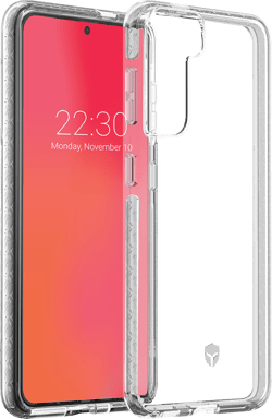 Coque renforcée Samsung Galaxy S21 5G LIFE 3m Transparente + Garantie à vie Force Case