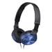 Sony MDR-ZX310AP Cuffia cablata ad archetto per chiamate/musica Blu