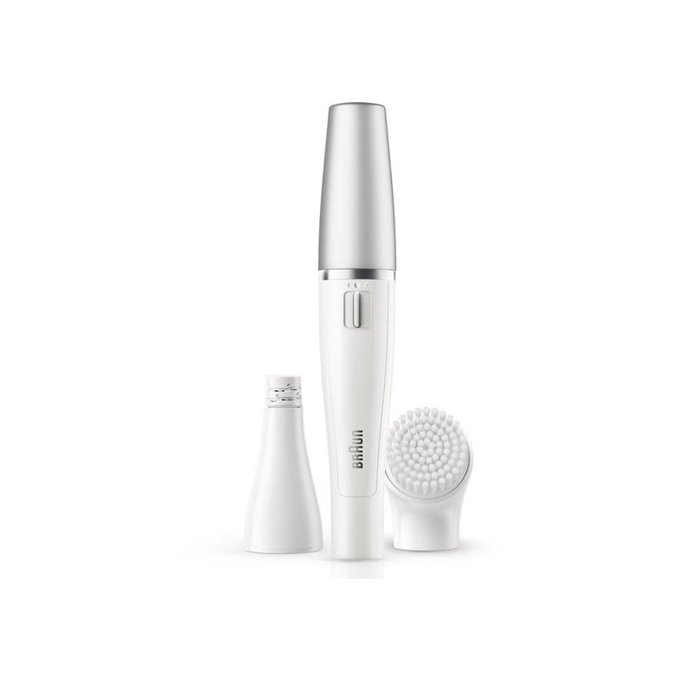Braun Face SE810 2 en 1 épilateur visage + brosse nettoyante Gris étanche Wet & Dry - Neuf