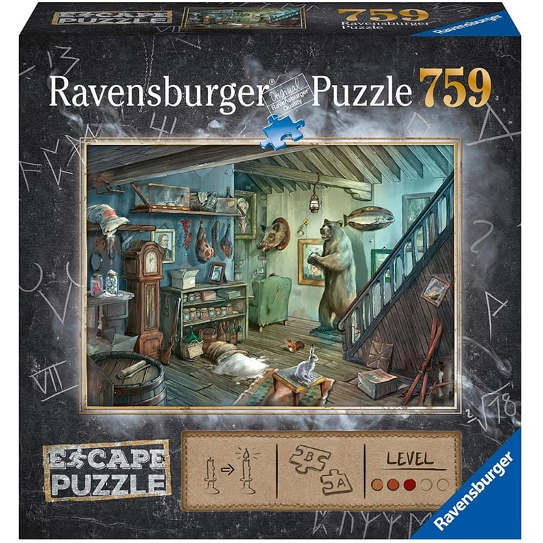 Puzzle 759 pièces : Escape Puzzle : La cave de la terreur Ravensburger France - vue 3