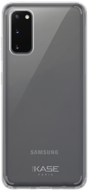 Carcasa híbrida invisible para Samsung Galaxy S20, Transparente